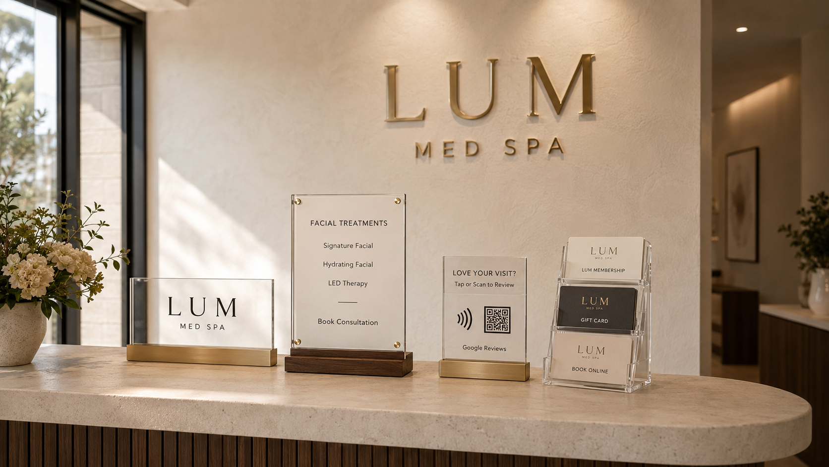 Front Desk Display Set